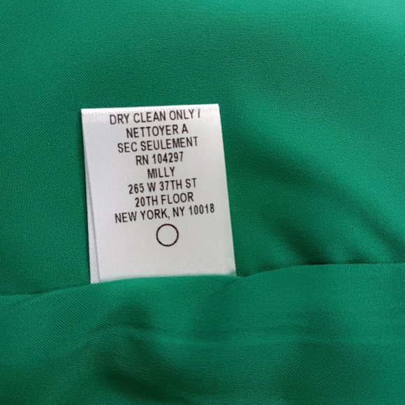 NWT Milly Luna Color Block Dress Blue and Green 6 - Picture 7 of 8